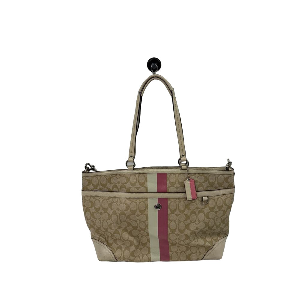 Signature Heritage Stripe Diaper Bag