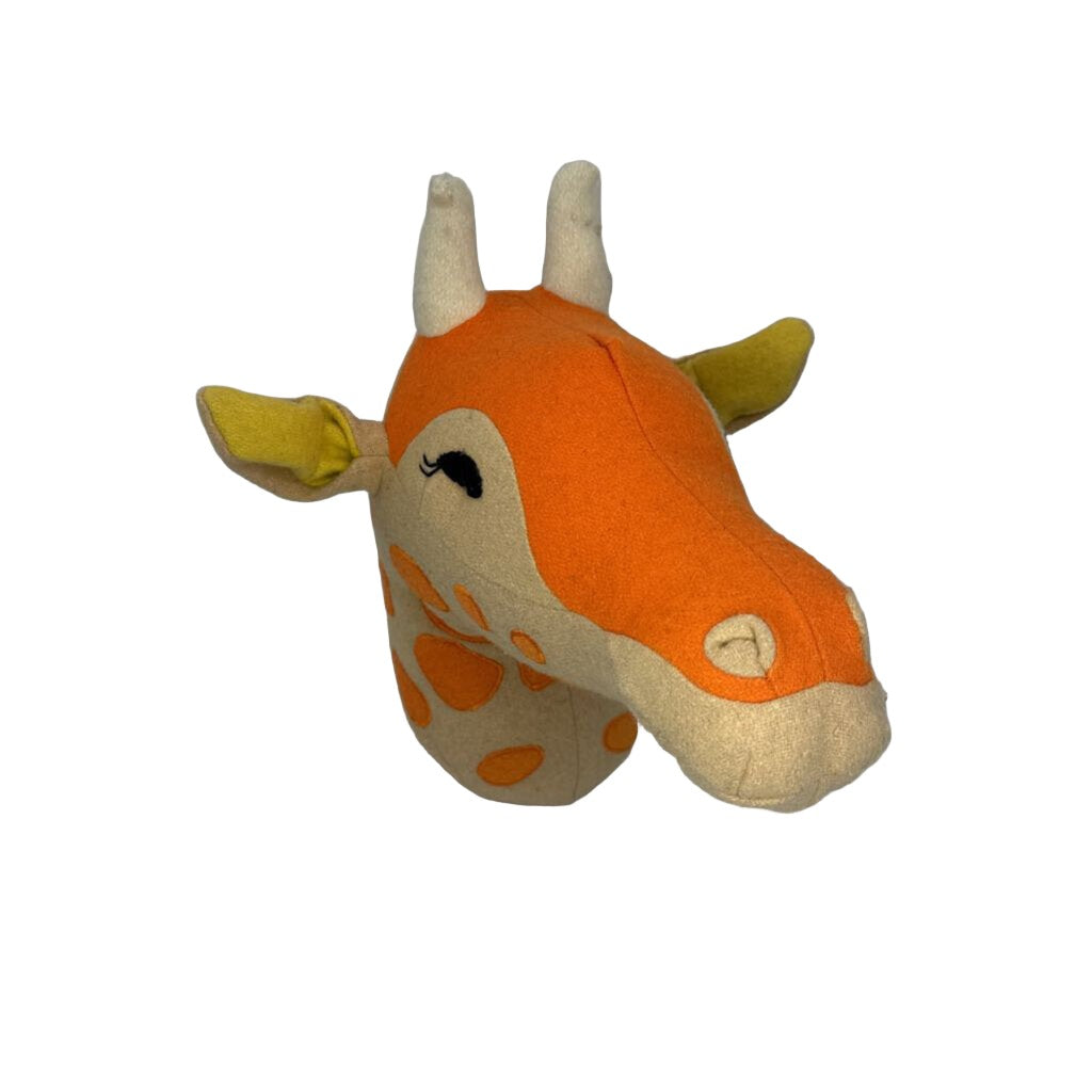 Felt Giraffe Head Wall Hang