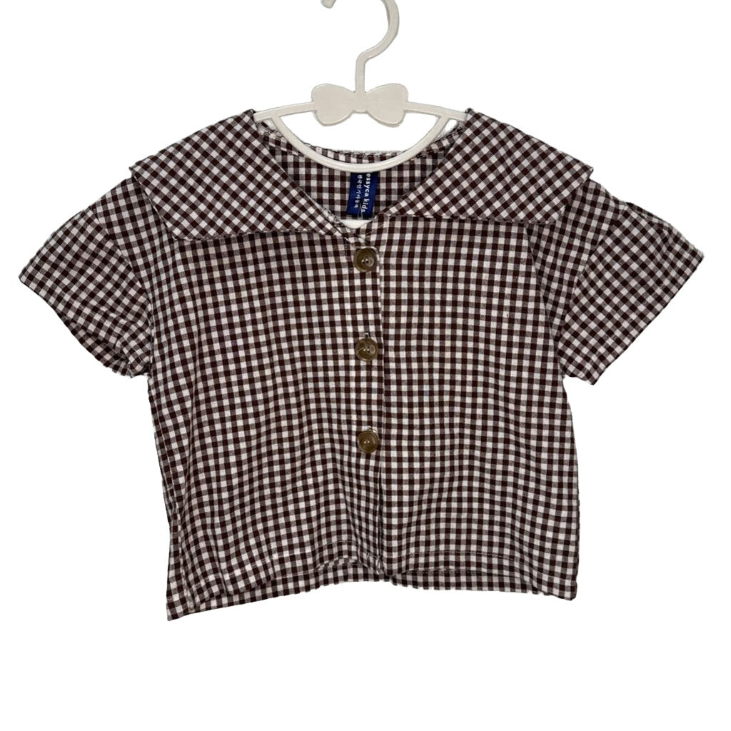 2PC Gingham Short Set