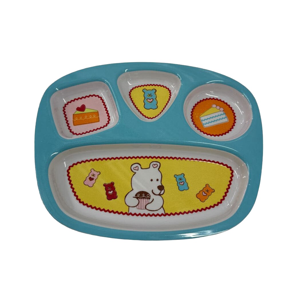 Divided Child's Plate - Bears