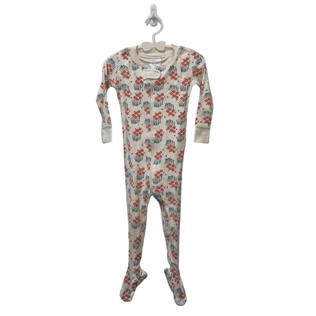 Onesie Footed / Flowers