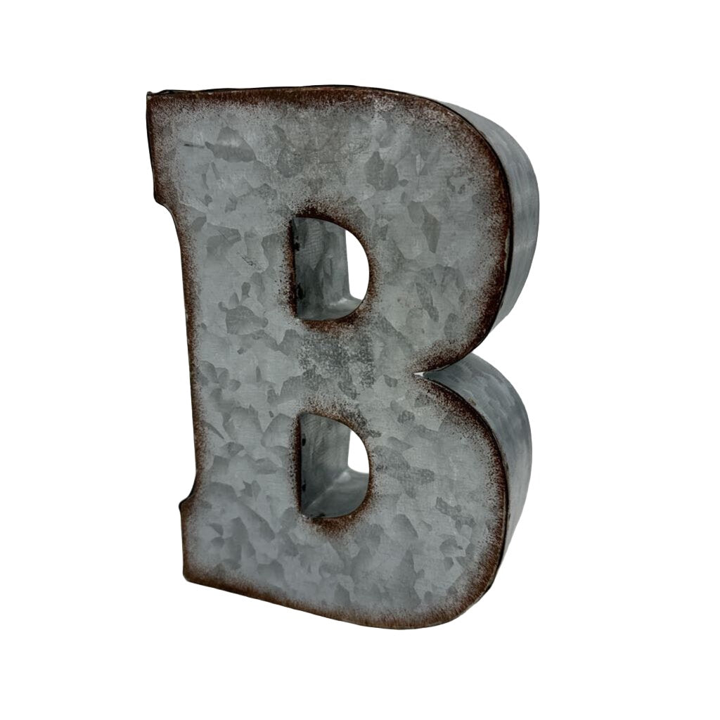 7" Metal Letter B