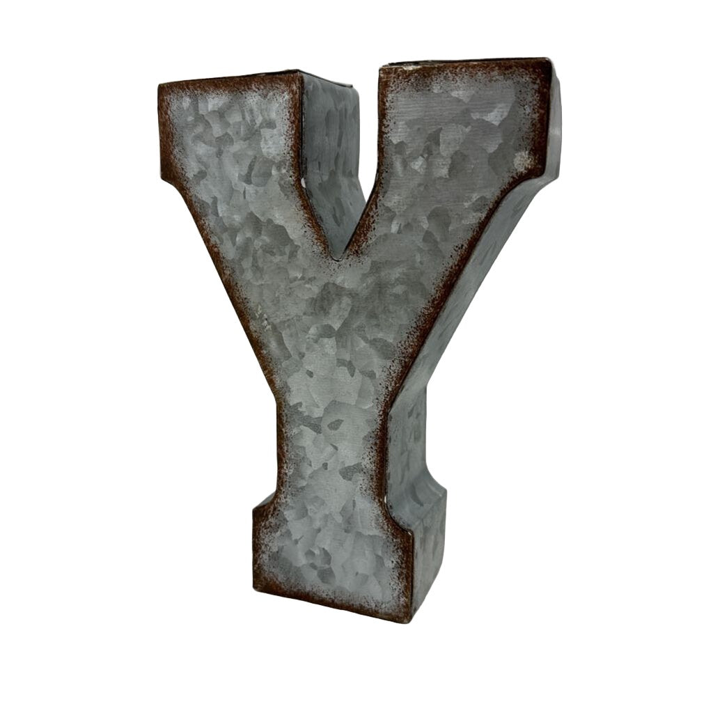 7" Metal Letter Y