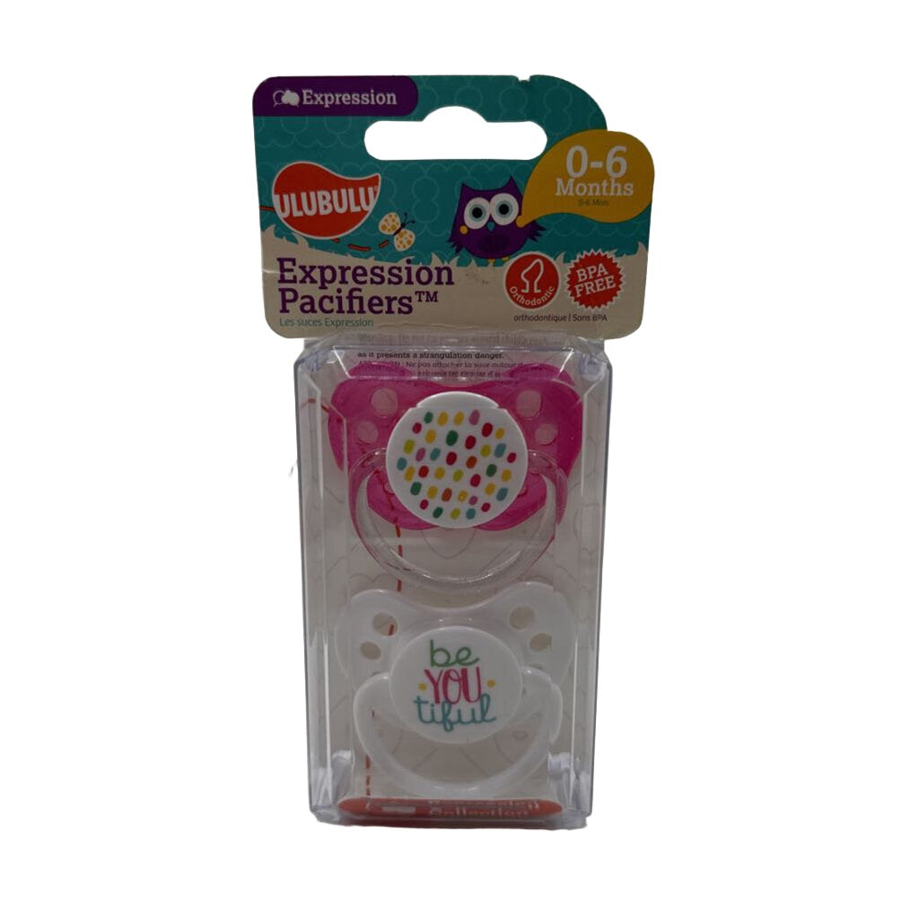 2pc Expression Pacifiers