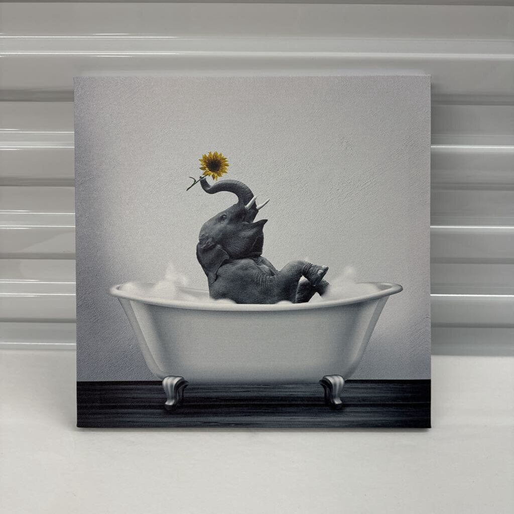 Canvas Elephant Picture