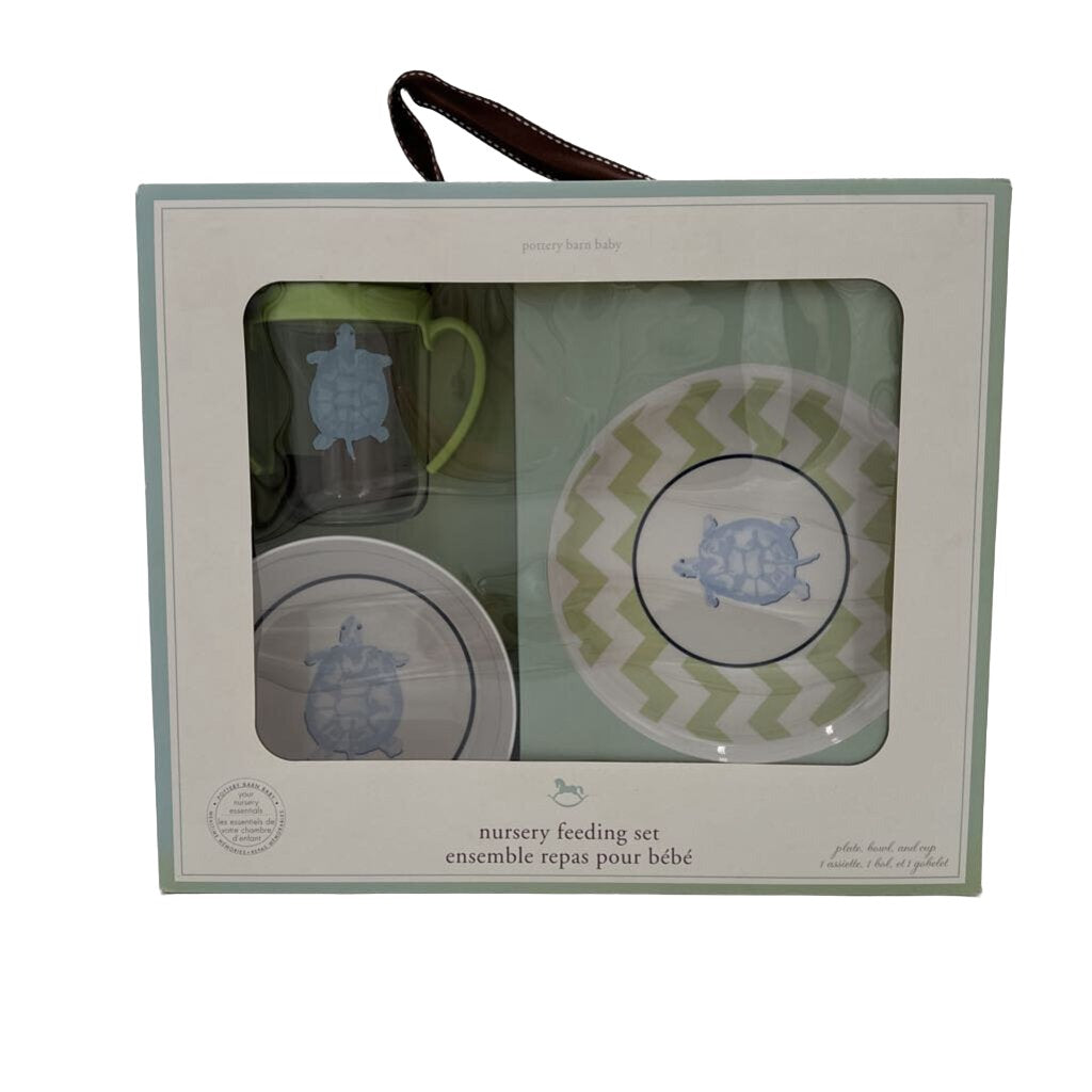 Nursery feeding set