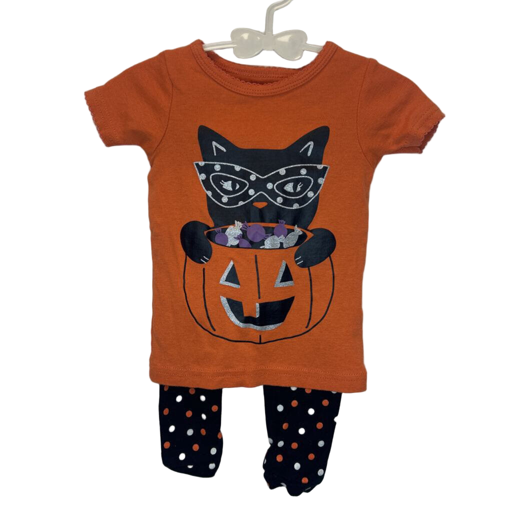 Halloween Cat Pajama Set