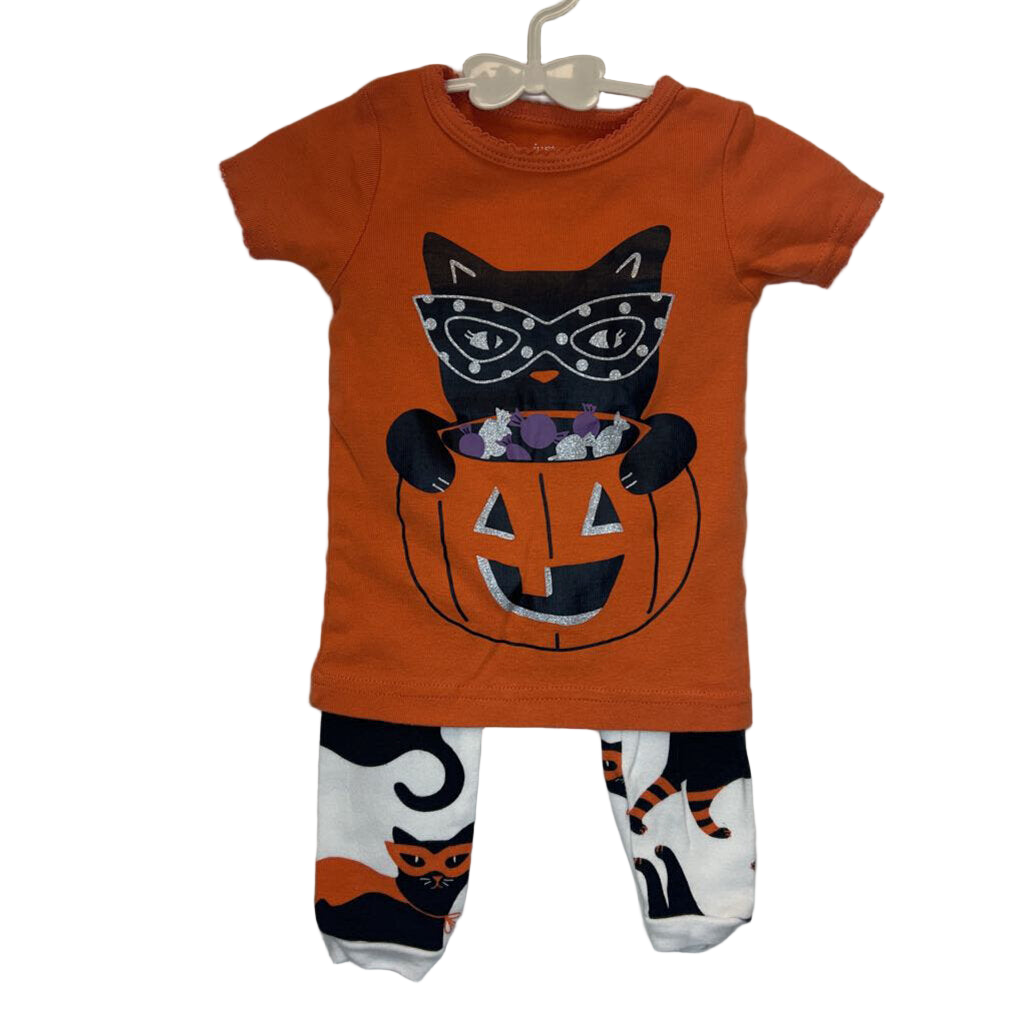 Halloween Cat Pajama Set