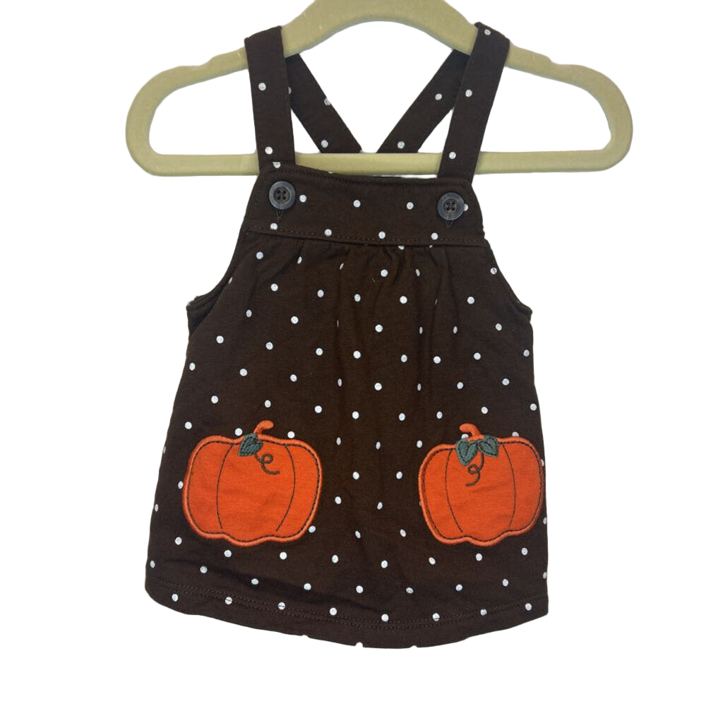 Pumpkin Overall Dress