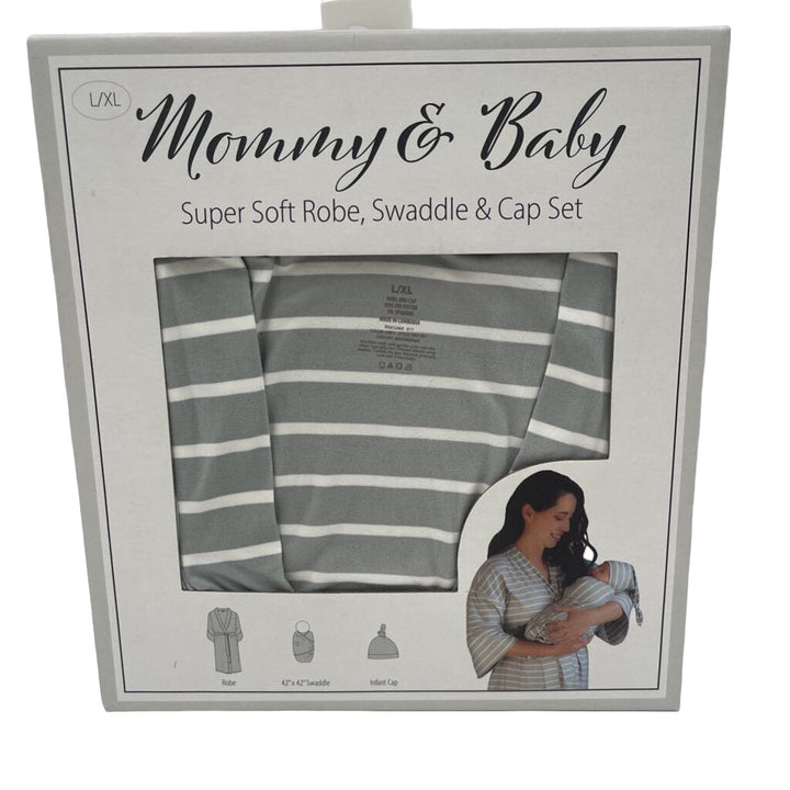 Robe, Swaddle & Cap Set
