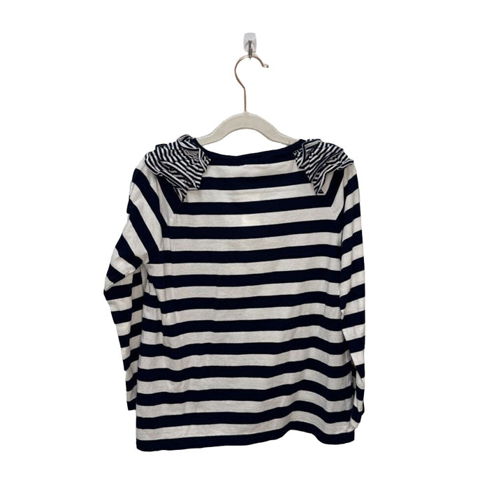 LS Striped Shirt / Ruffle Sleeves