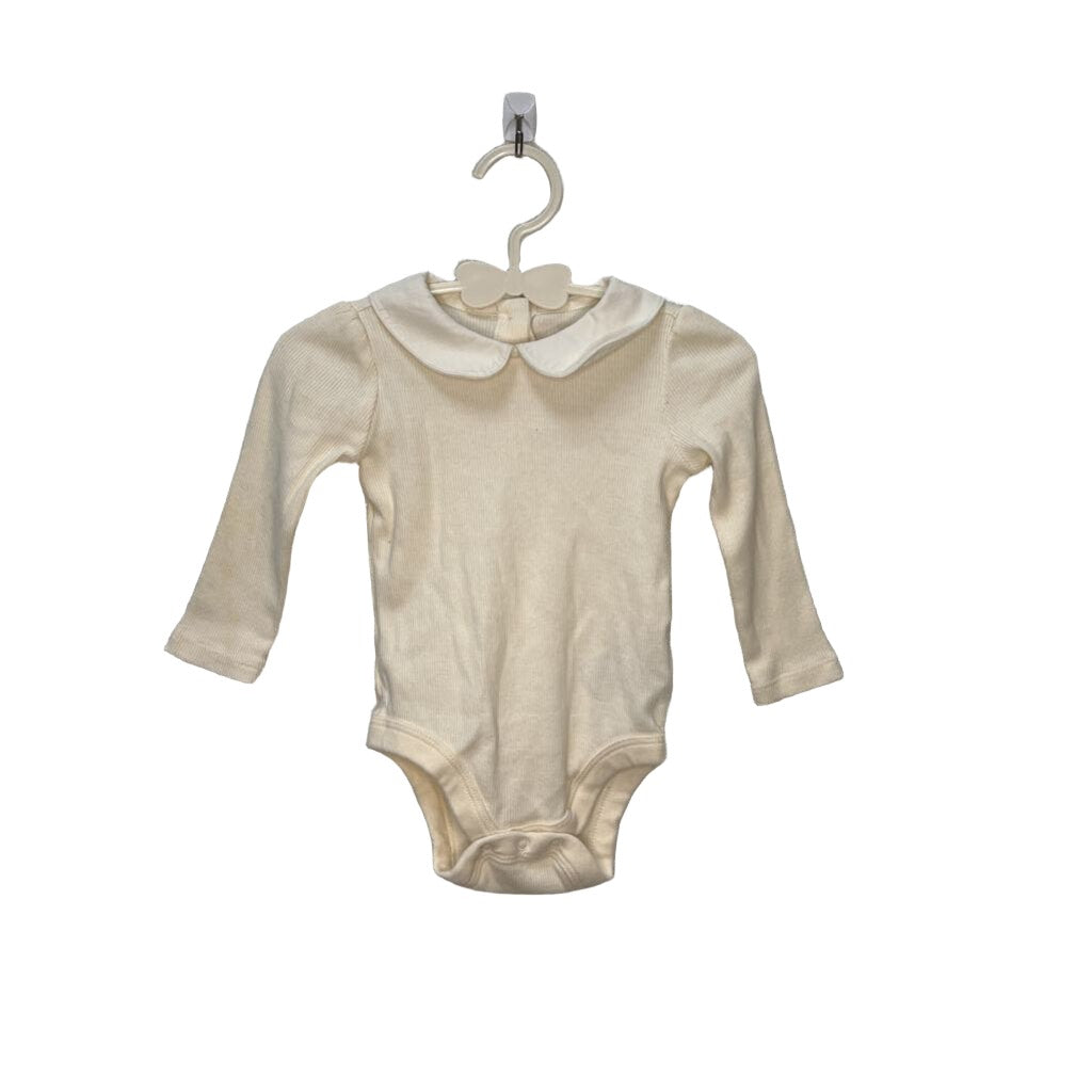 LS Ribbed Onesie w/ Collar