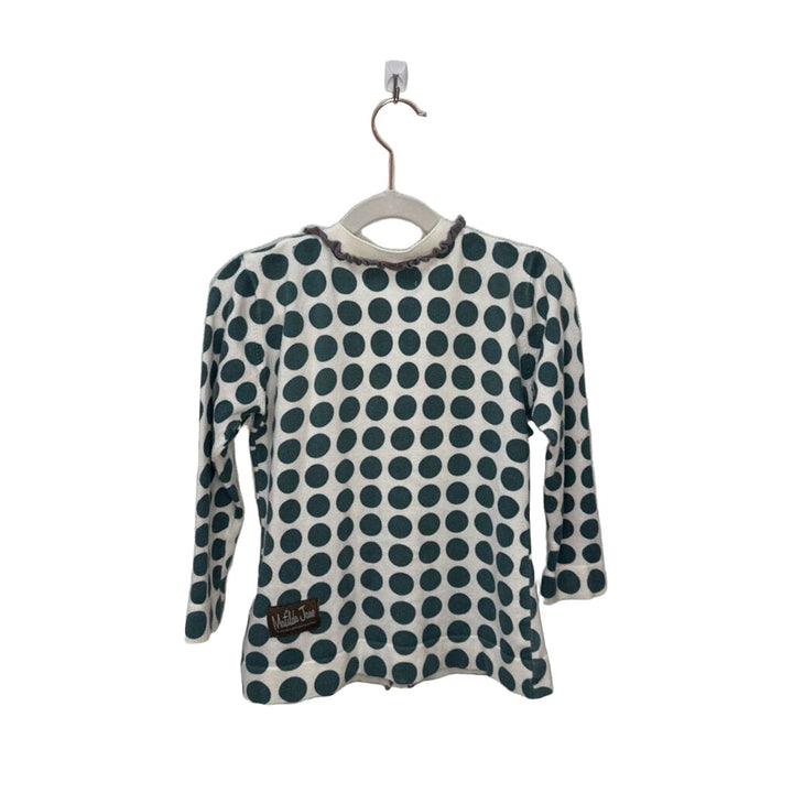 Button-Up Polka Dot Cardigan