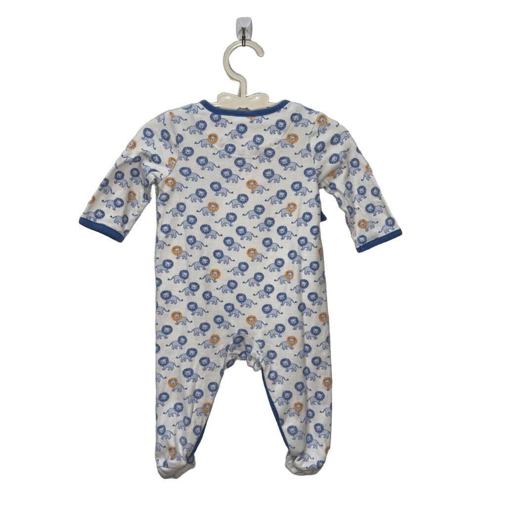 LS Footed Onesie / Lions