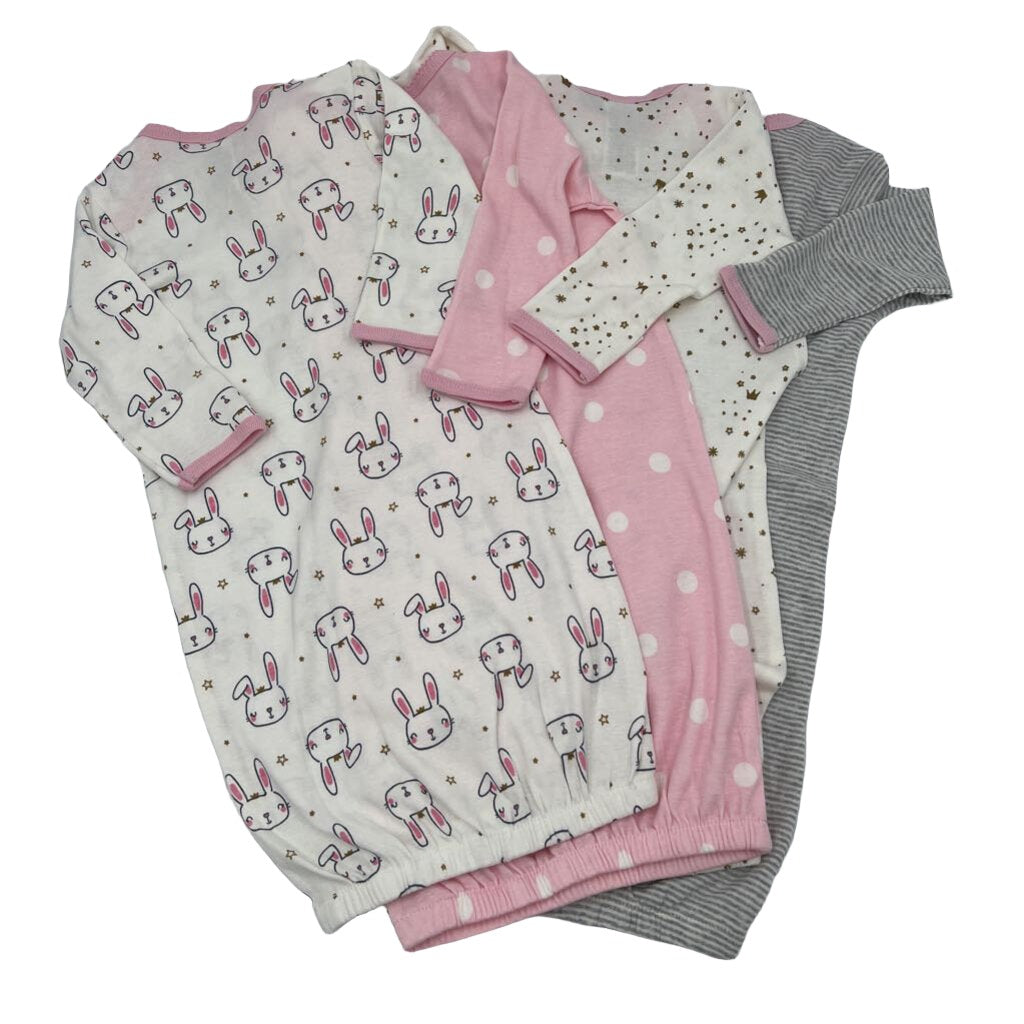 4 PK Infant Nightgowns
