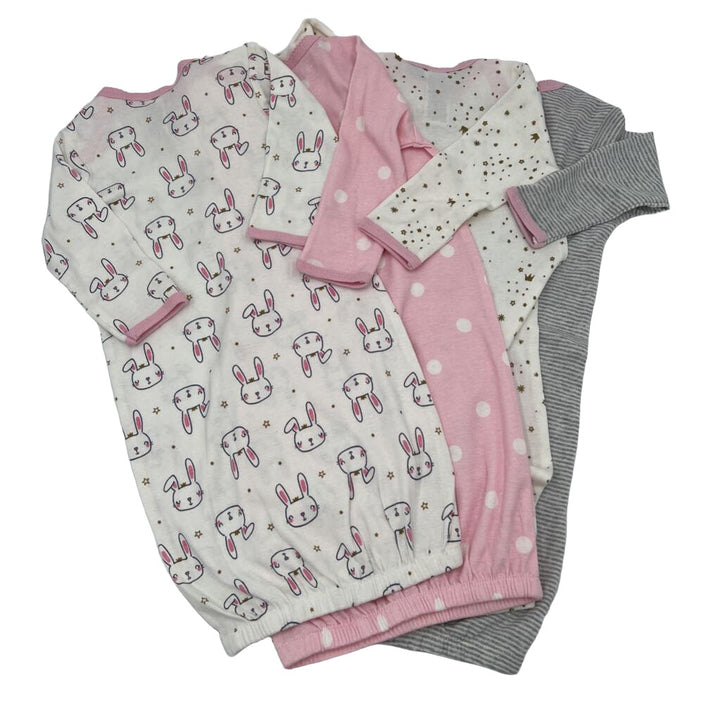 4 PK Infant Nightgowns