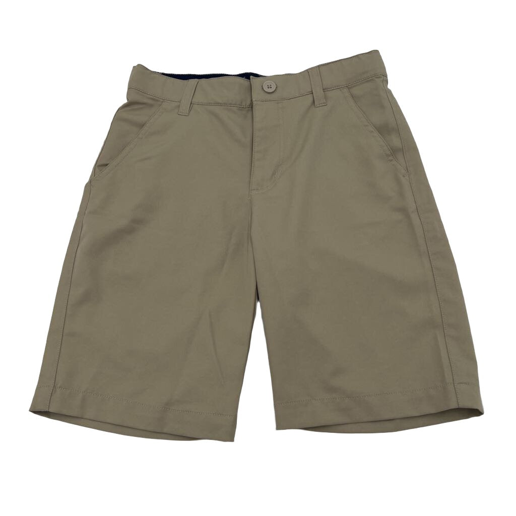 Adjustable Waist Khaki Shorts
