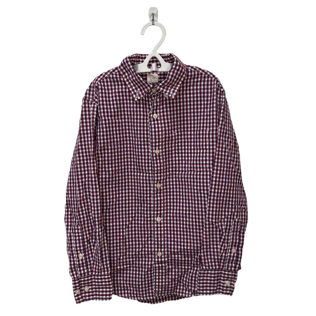 LS Collared Button Down / Checkered
