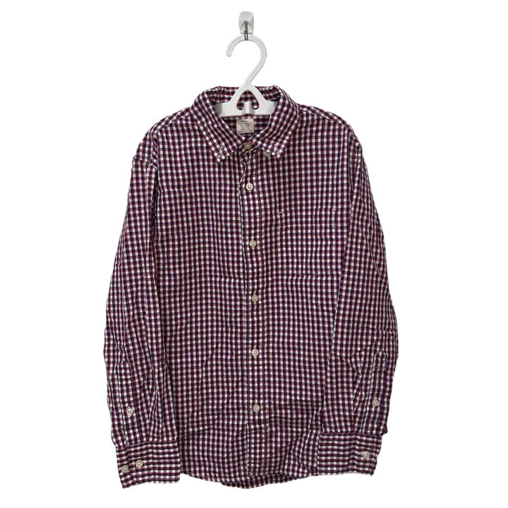 LS Collared Button Down / Checkered