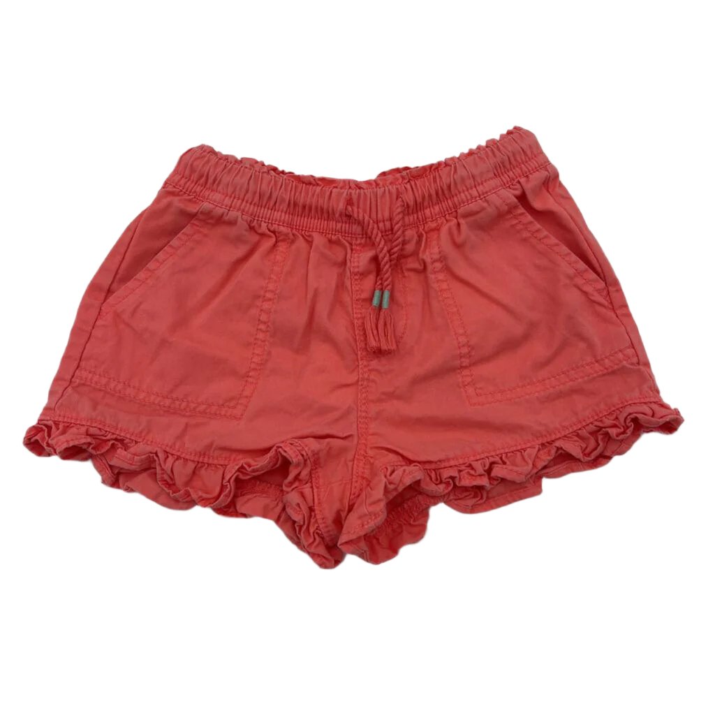 Drawstring Ruffle Shorts