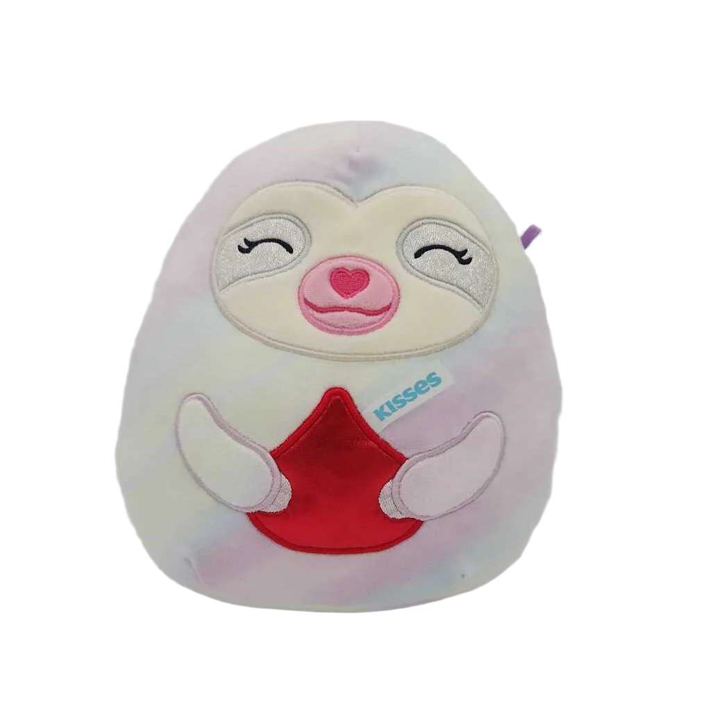 Sloth Plush + Hersey Kiss