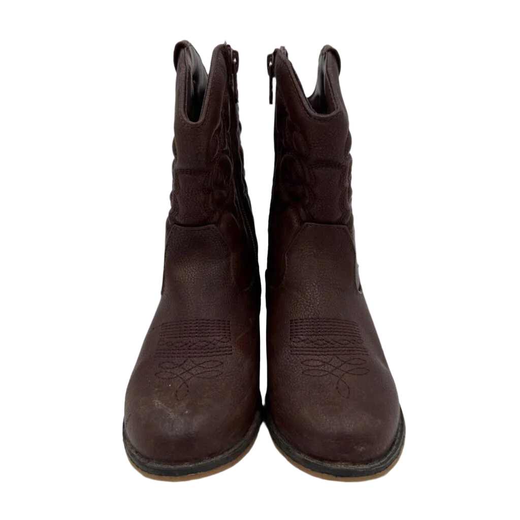 Zip Up Cowboy Boots