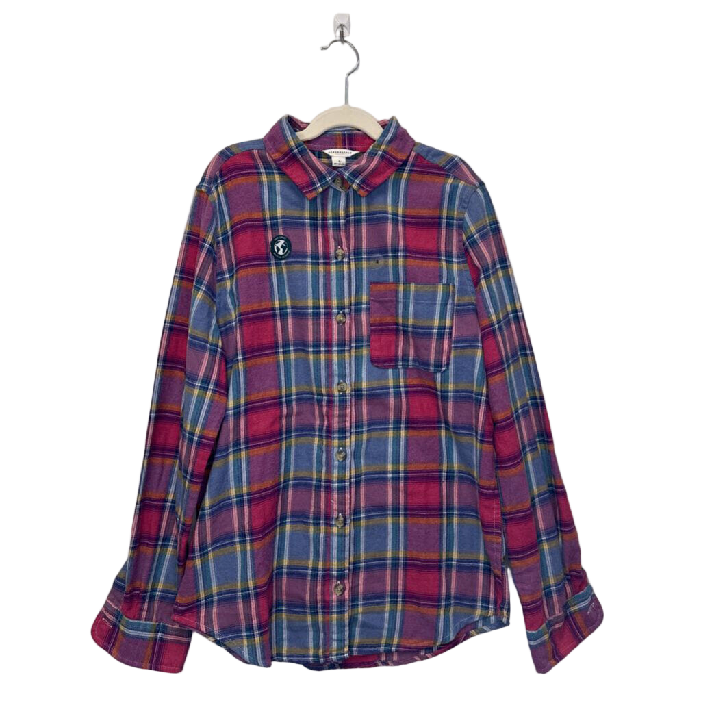 LS Plaid Button Down