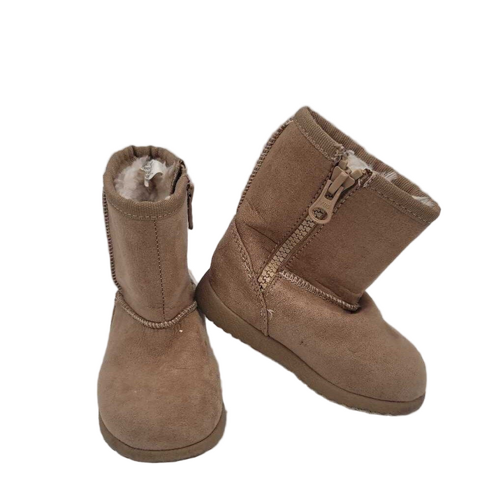 Zip Up Fleece Lined Boots