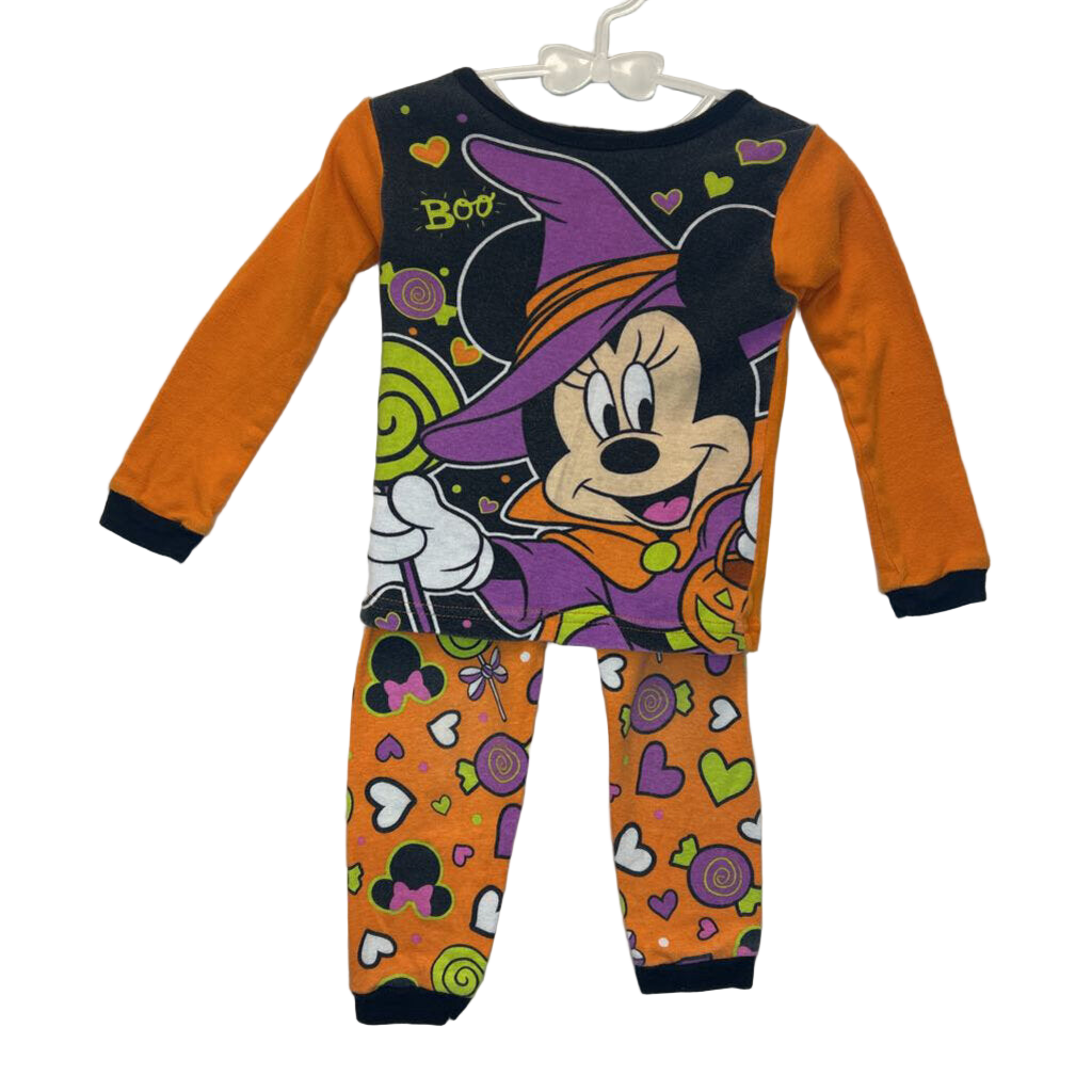 LS Shirt + Pants Pajamas / Halloween Minnie