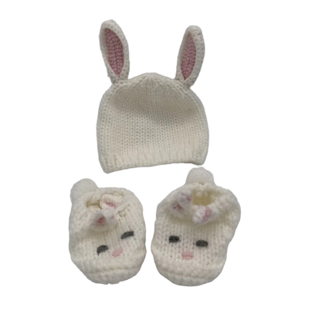 Bunny Hat + Slippers