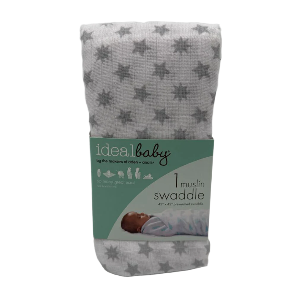 Muslin Swaddle Blanket / Stars