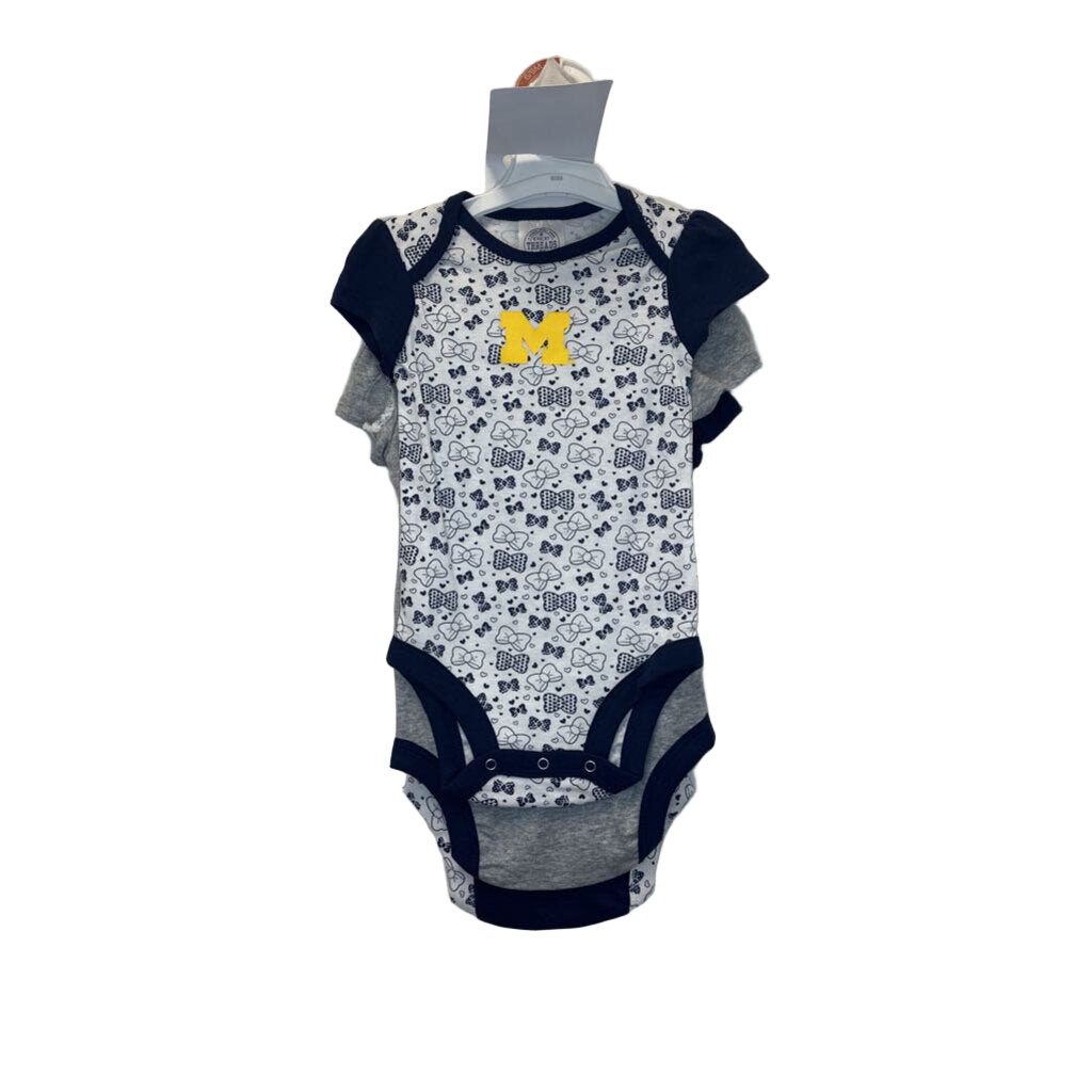 3 PK MIchigan SS Onesies