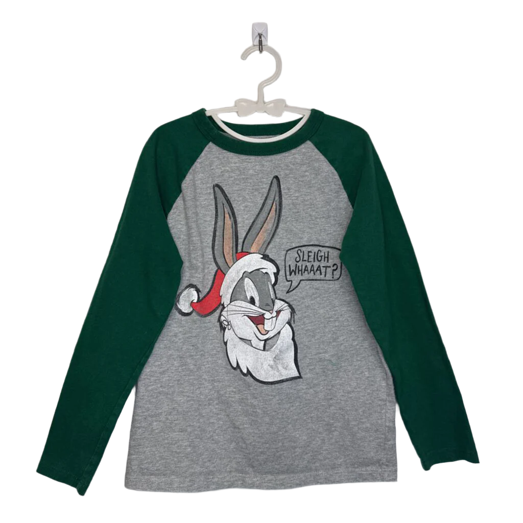 LS Christmas Shirt / Bugs Bunny Sleigh What?