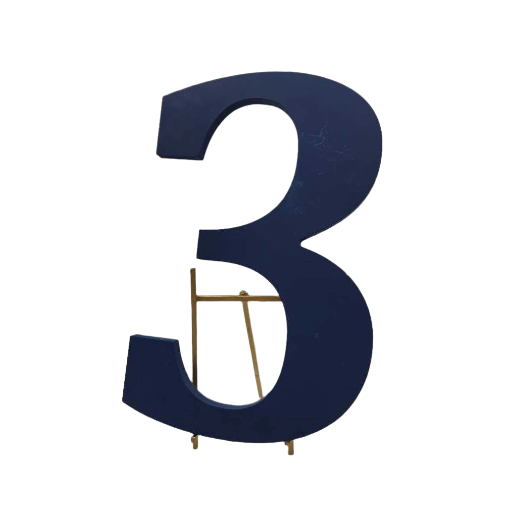 Number Three Wall Decor