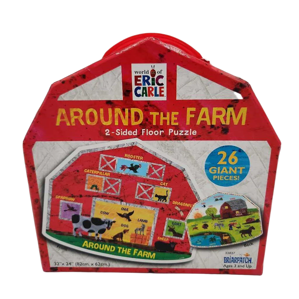 Around The Farm 2-Sided Floor Puzzle