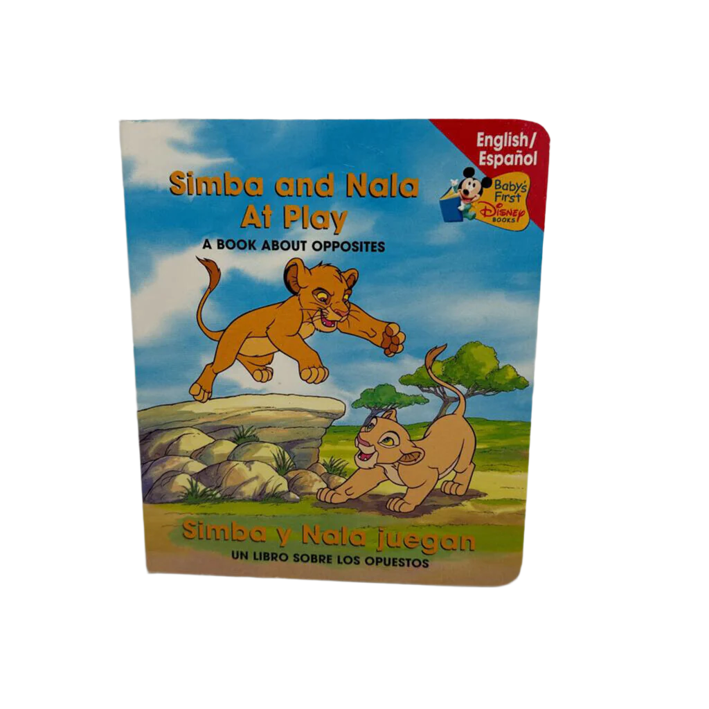 Simba and Nala At Play / English + Spanish