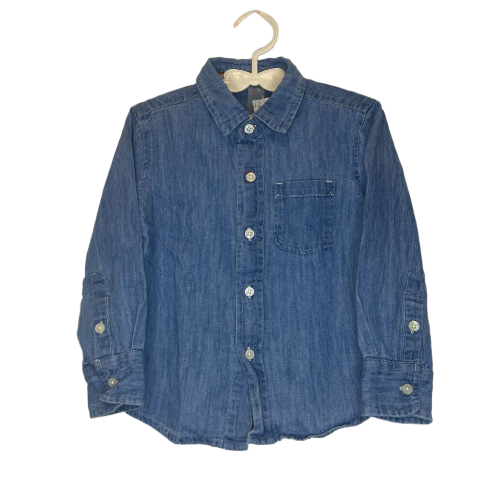 LS Denim Button Down
