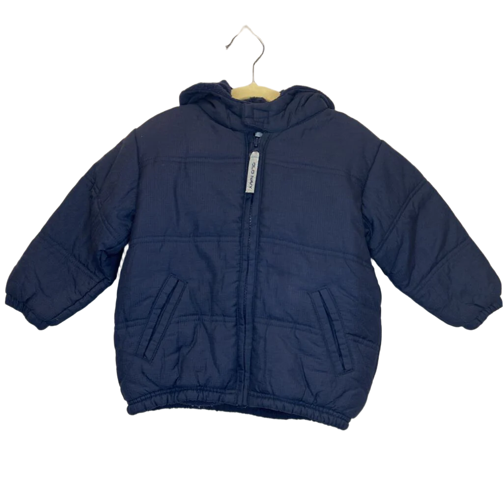Hooded Fleece Lined Puffer Jacket