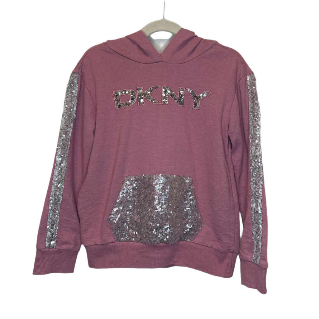 Hoodie / Glittery DKNY Logo