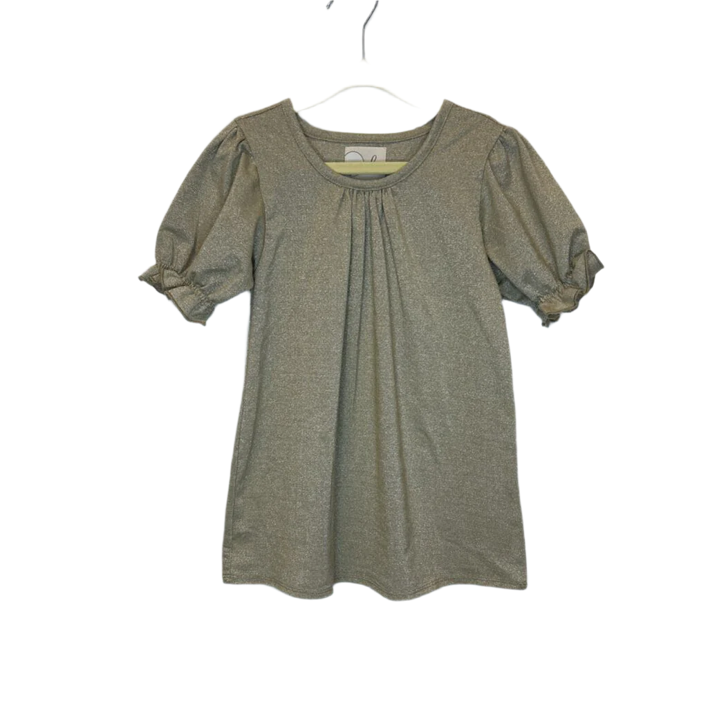Bubble SS Glittery Blouse