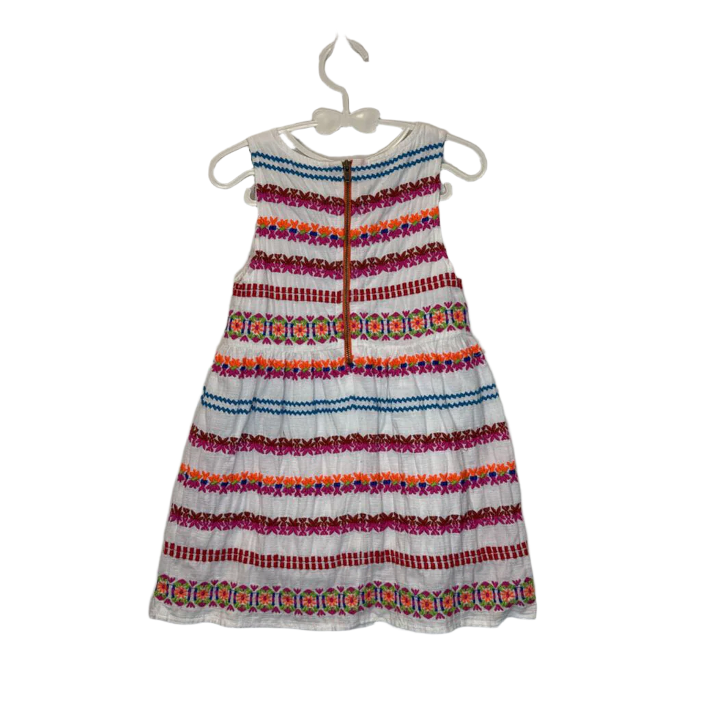 Sleeveless Dress/Rainbow Striped