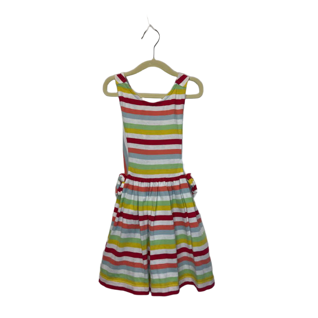 Sleeveless Dress/Rainbow Striped