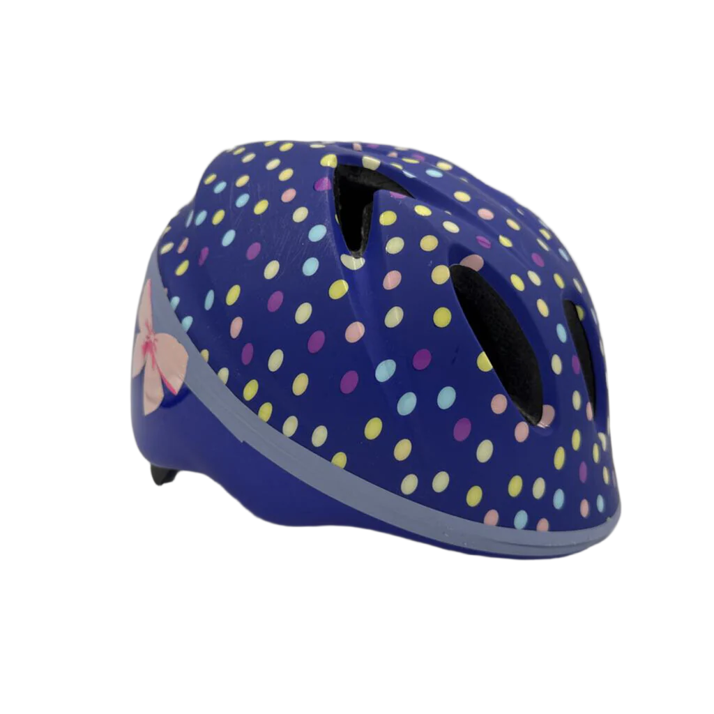 Bike Helmet / Dots + Bow
