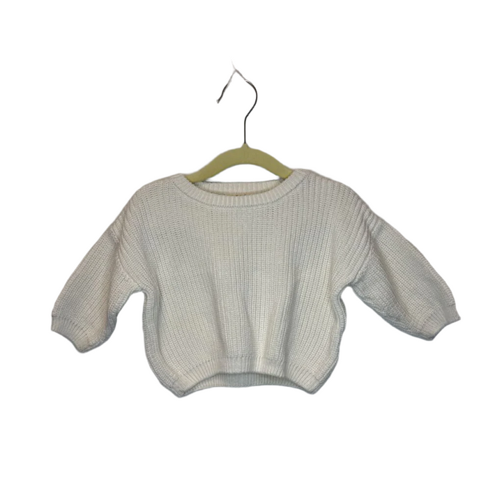 Cable Knit Crew Neck Sweater