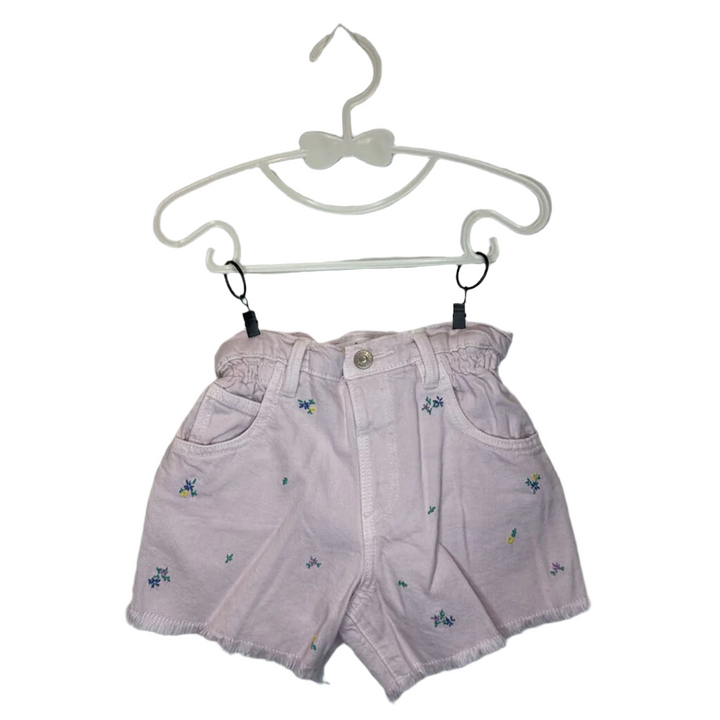 Elastic Waist Shorts / Flowers