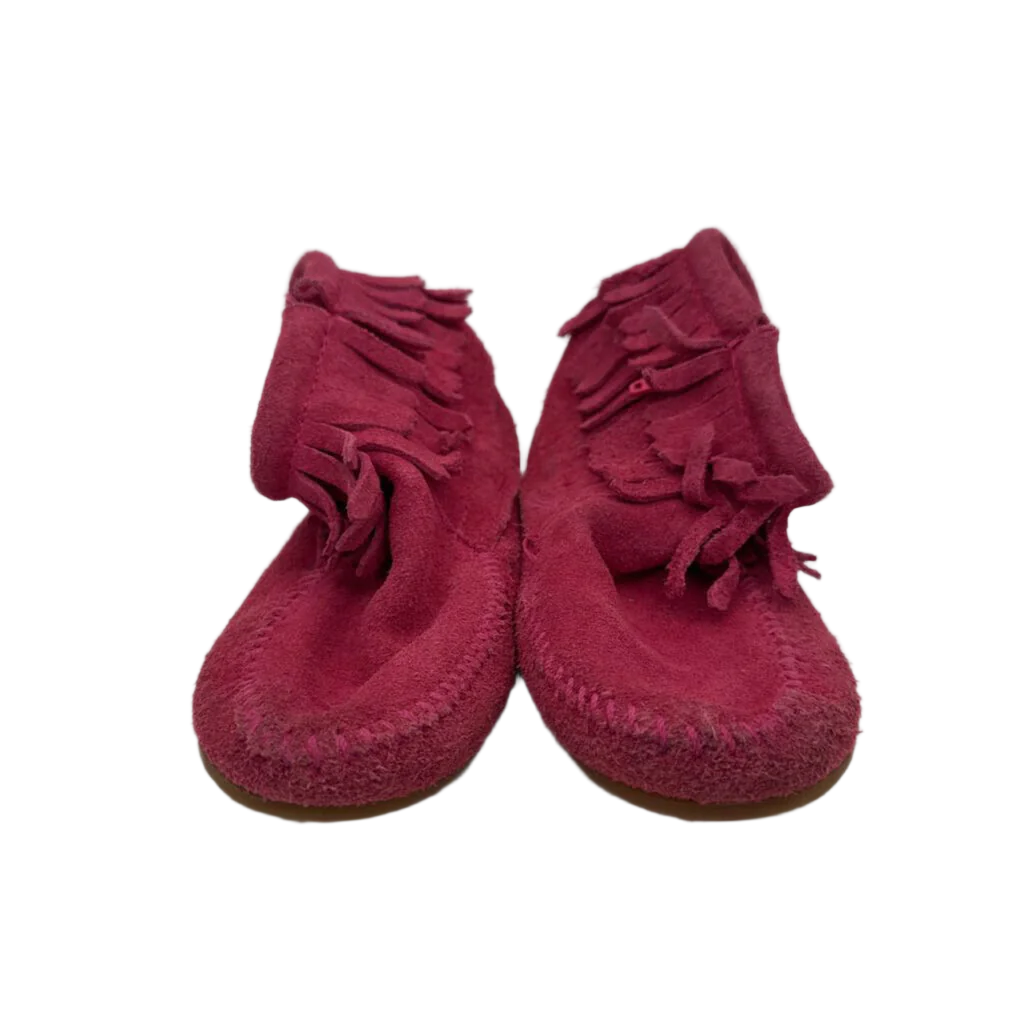 Zip Up Suede Moccasin