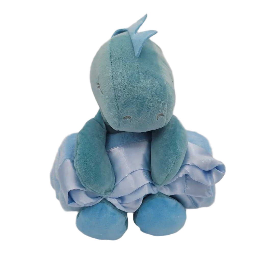 Satin Trim Blanket And Animal Set