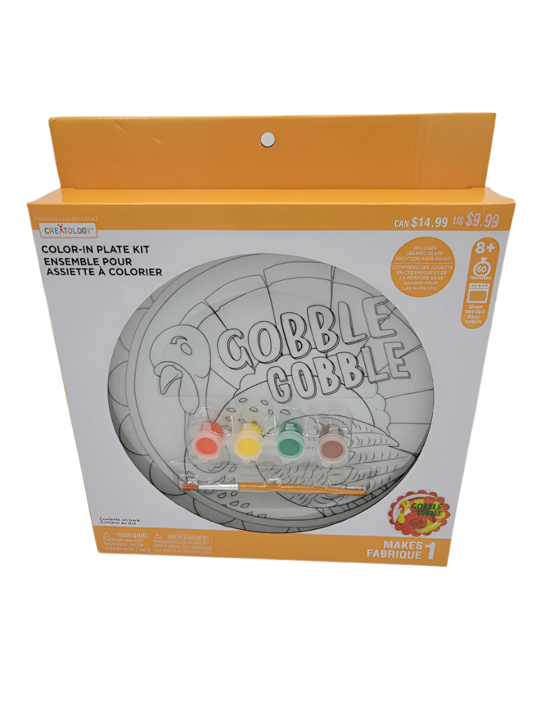Paintable Plate/Thanksgiving