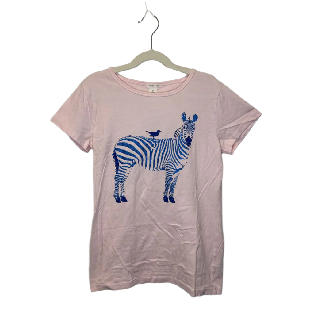 SS Shirt / Glittery Zebra