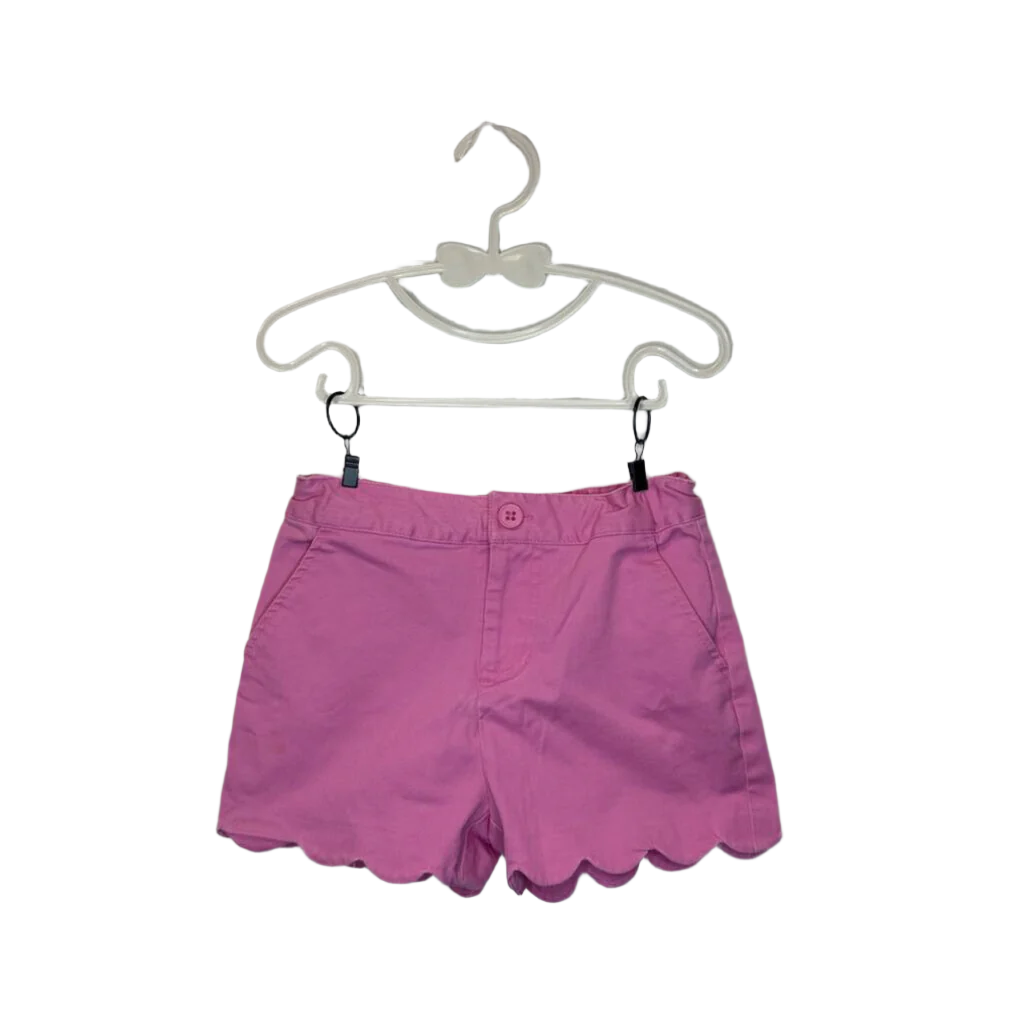 Adjustable Waist Shorts / Scalloped